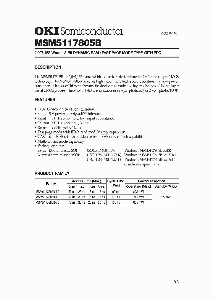 MSM5117805B_174401.PDF Datasheet