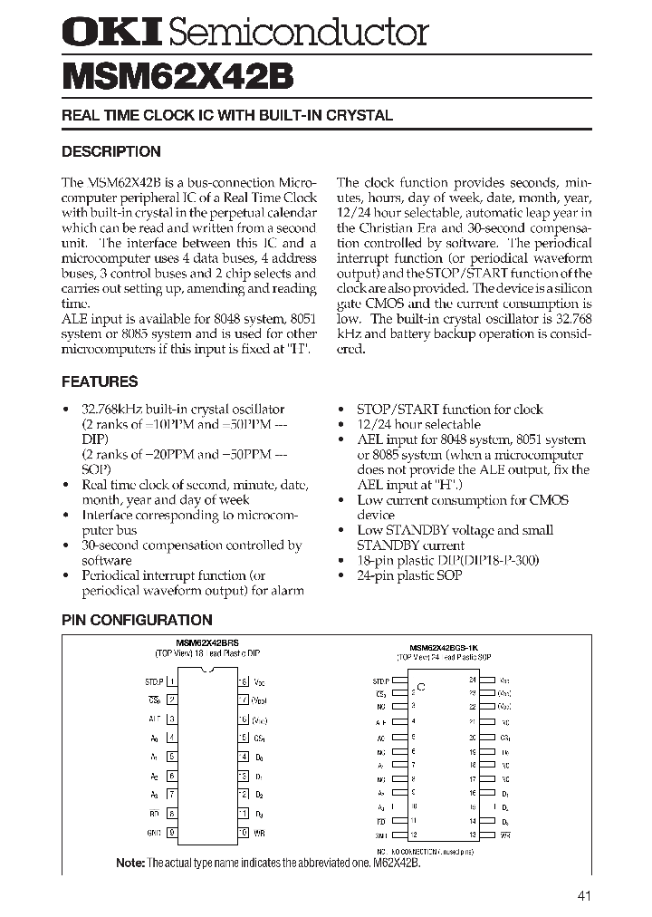 MSM62X42_127538.PDF Datasheet