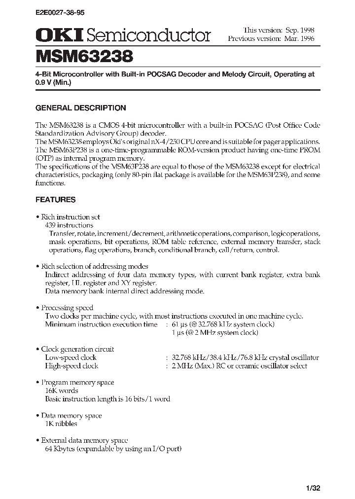 MSM63238_100217.PDF Datasheet