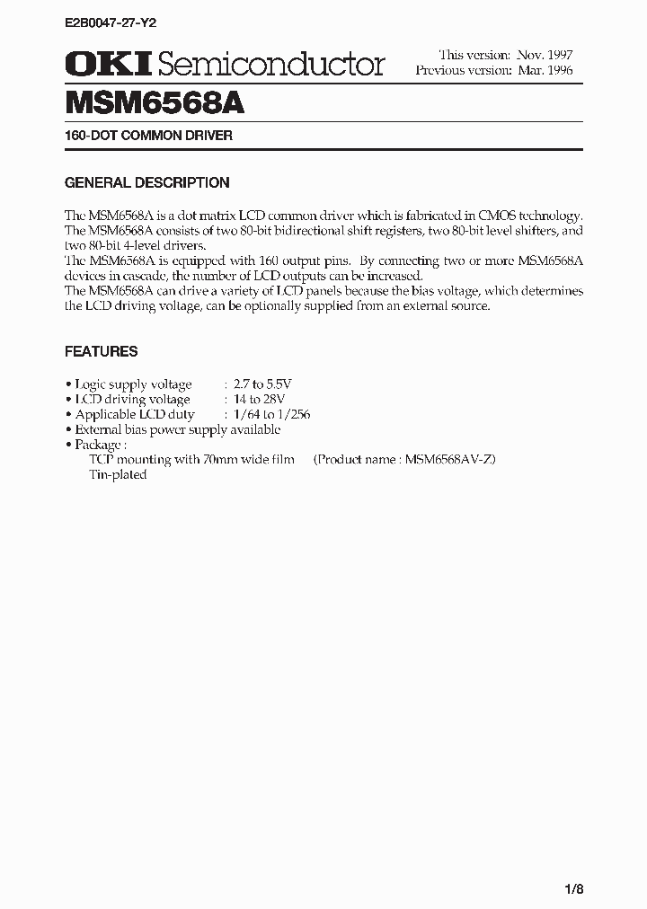 MSM6568A_4360.PDF Datasheet