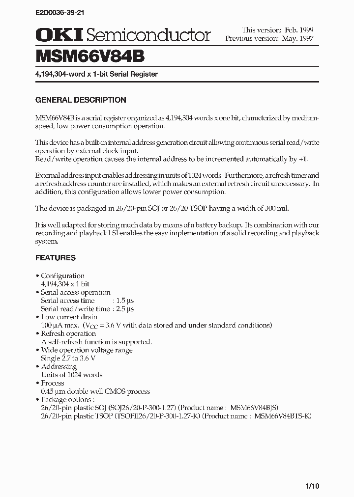 MSM66V84B_143758.PDF Datasheet