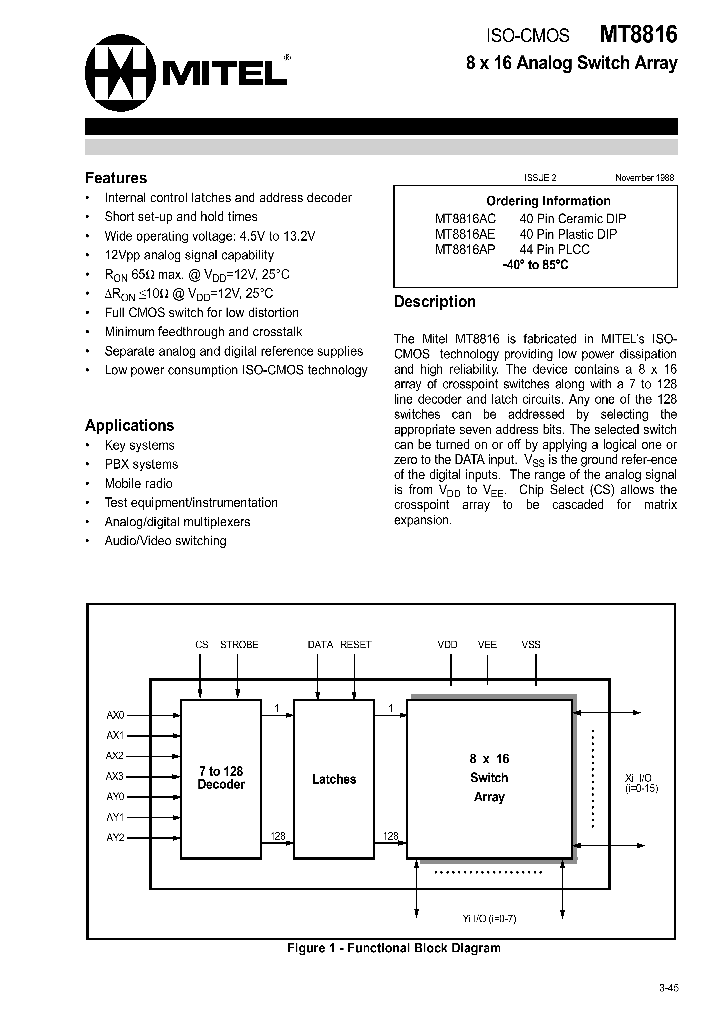 MT8816_9449.PDF Datasheet