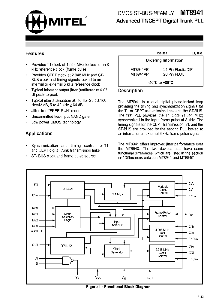 MT8941_9552.PDF Datasheet
