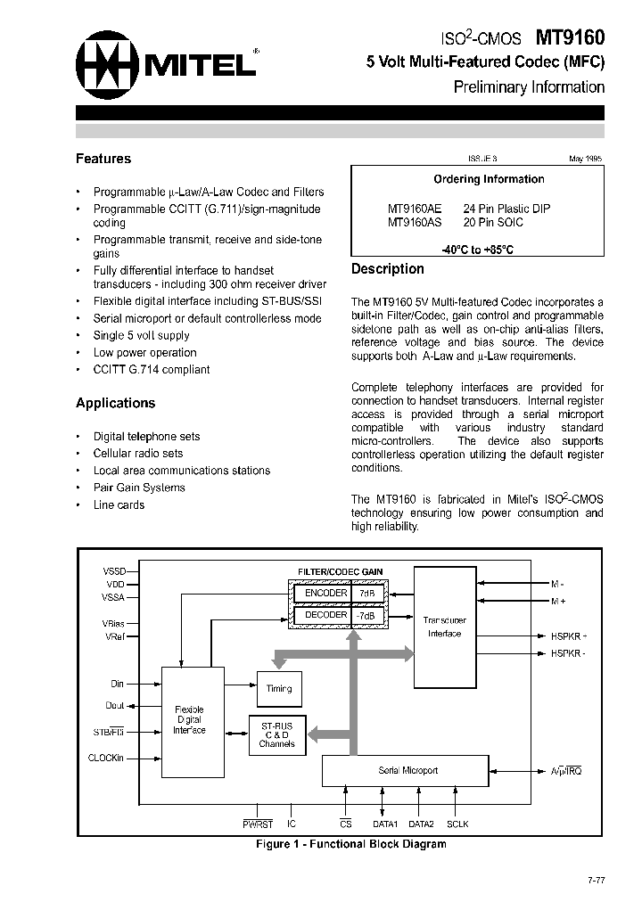 MT9160_79514.PDF Datasheet