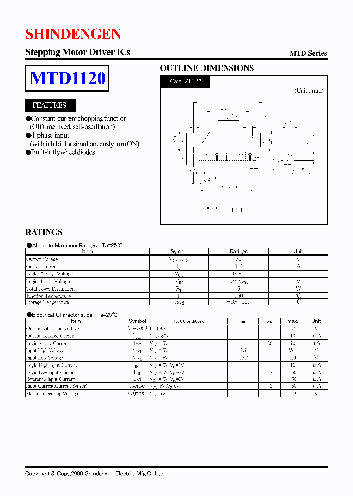 MTD1120_70603.PDF Datasheet