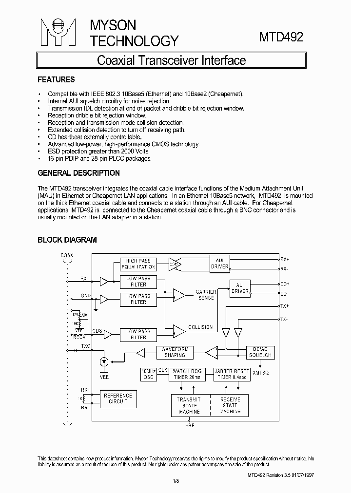 MTD492_70758.PDF Datasheet