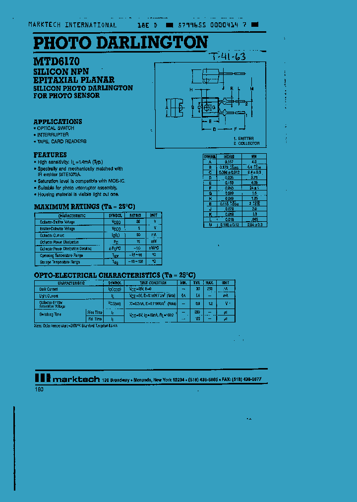 MTD6170_70781.PDF Datasheet