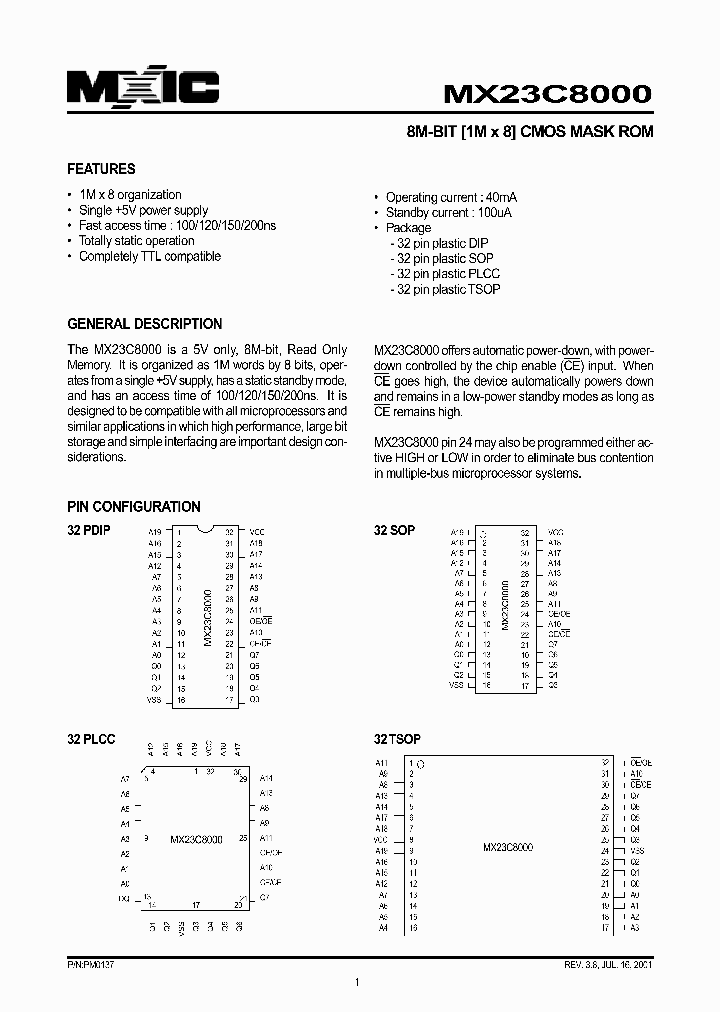 MX23C8000_16391.PDF Datasheet