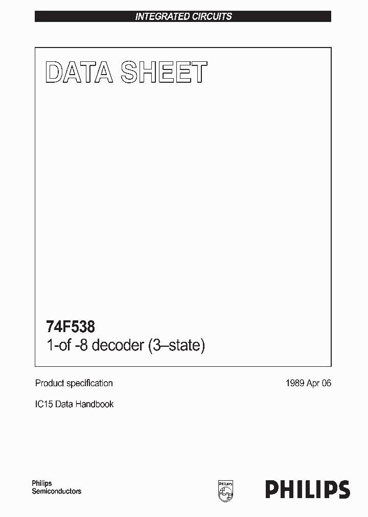 N74F538D_101110.PDF Datasheet