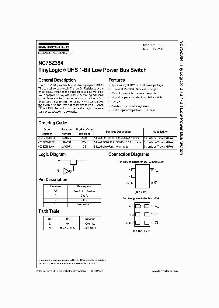 NC7SZ384_33257.PDF Datasheet