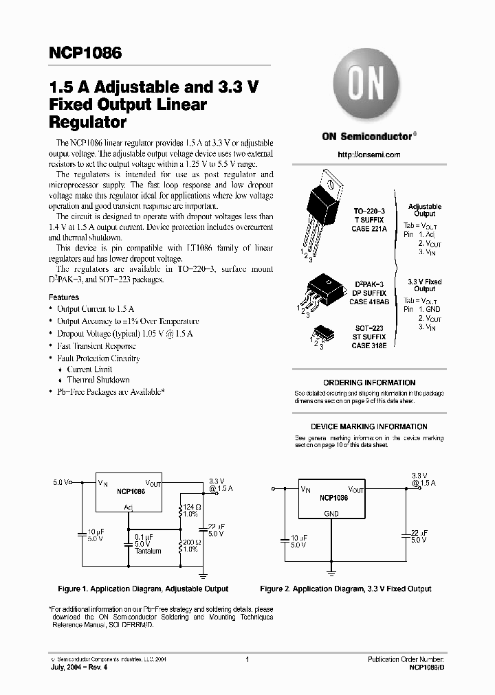 NCP1086_33267.PDF Datasheet