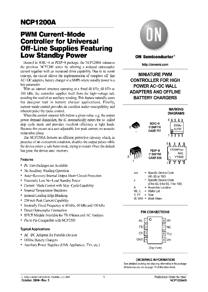NCP1200A_182498.PDF Datasheet