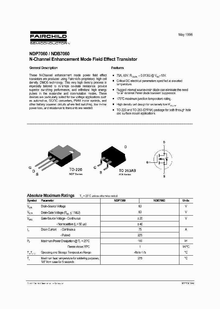 NDB7060_114093.PDF Datasheet