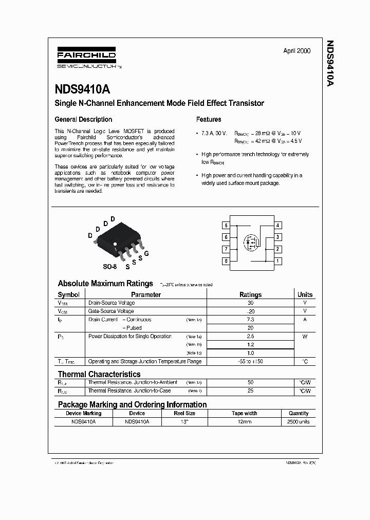 NDS9410_96892.PDF Datasheet
