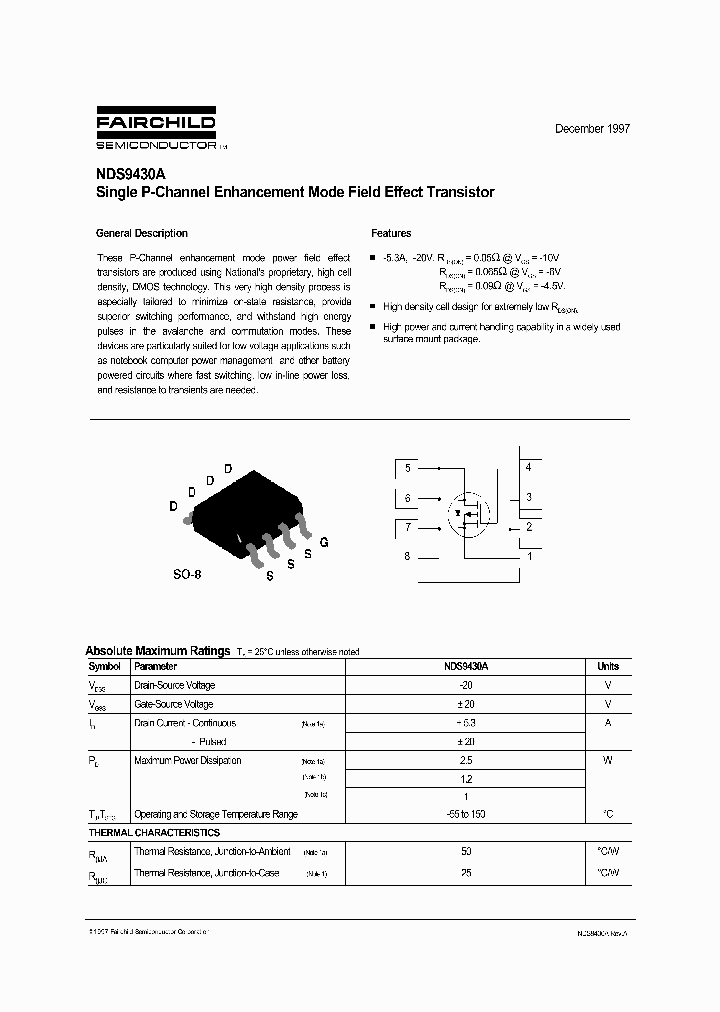 NDS9430A_33269.PDF Datasheet