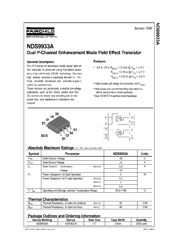 NDS9933_150570.PDF Datasheet
