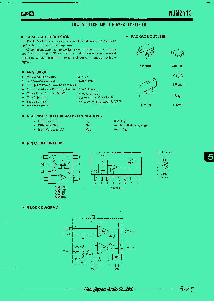 NJM2113_32677.PDF Datasheet