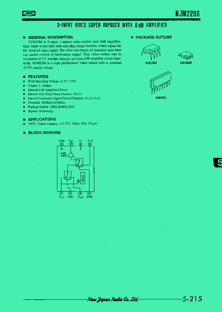 NJM2266_33438.PDF Datasheet
