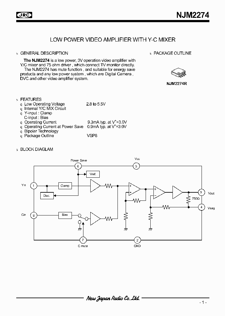 NJM2274_33489.PDF Datasheet