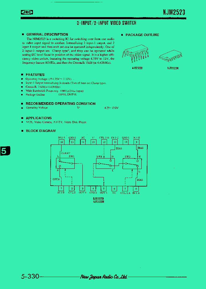 NJM2523_95820.PDF Datasheet