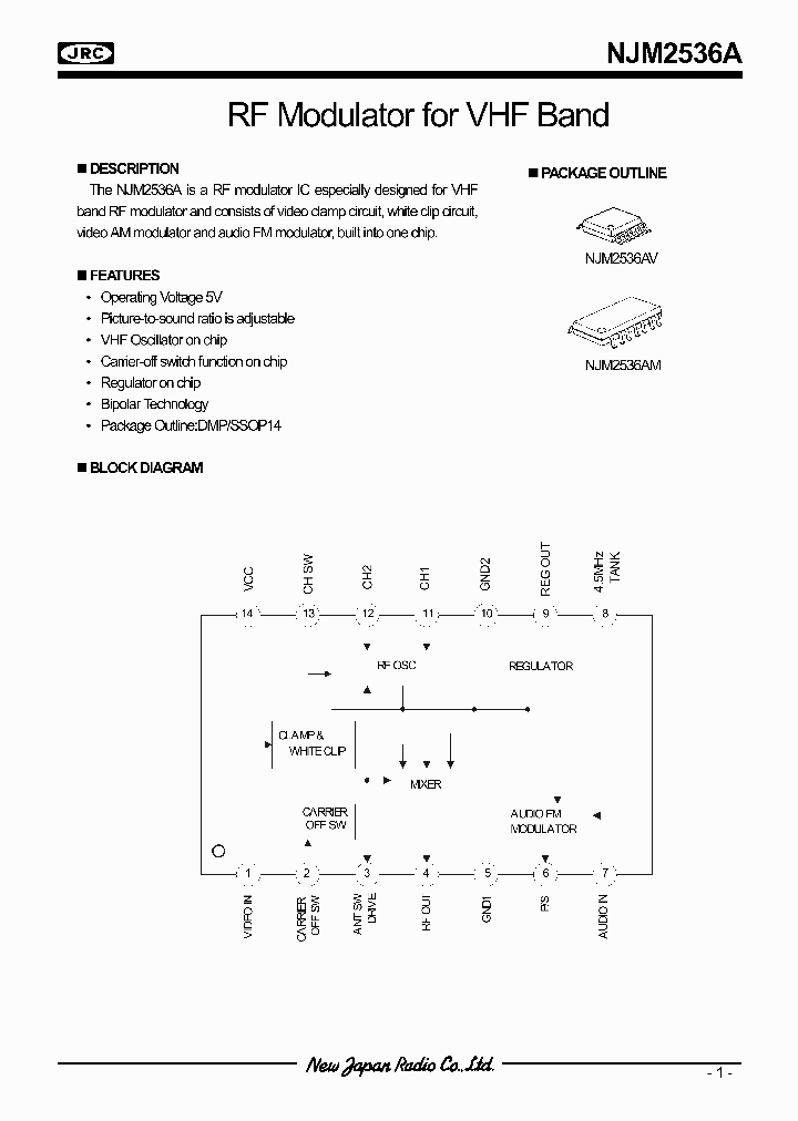 NJM2536A_33528.PDF Datasheet