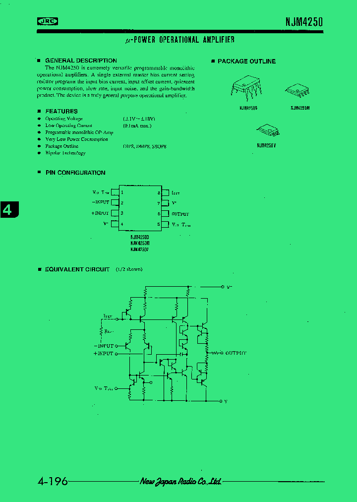 NJM4250_11595.PDF Datasheet
