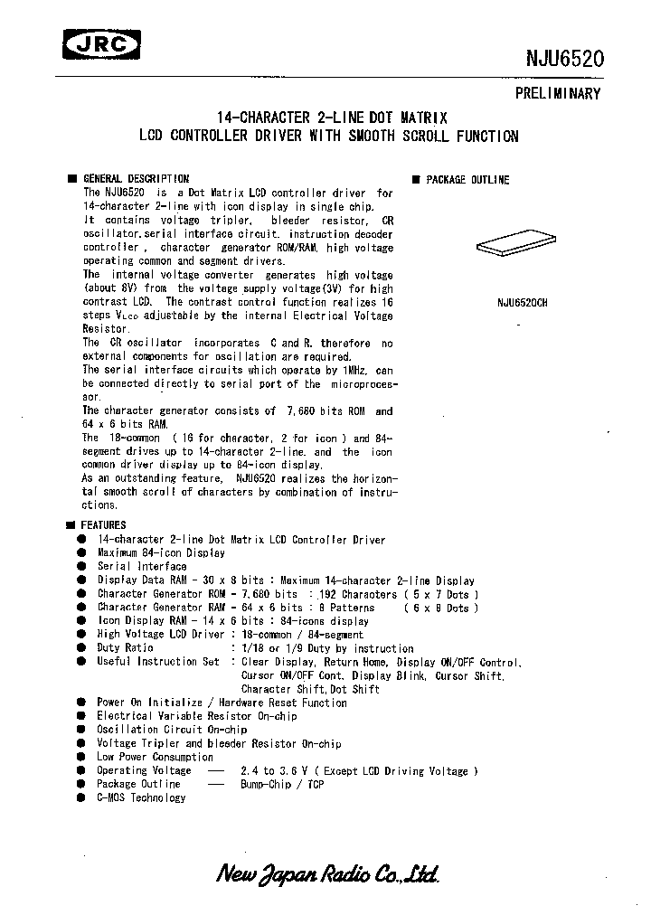 NJU6520_61474.PDF Datasheet