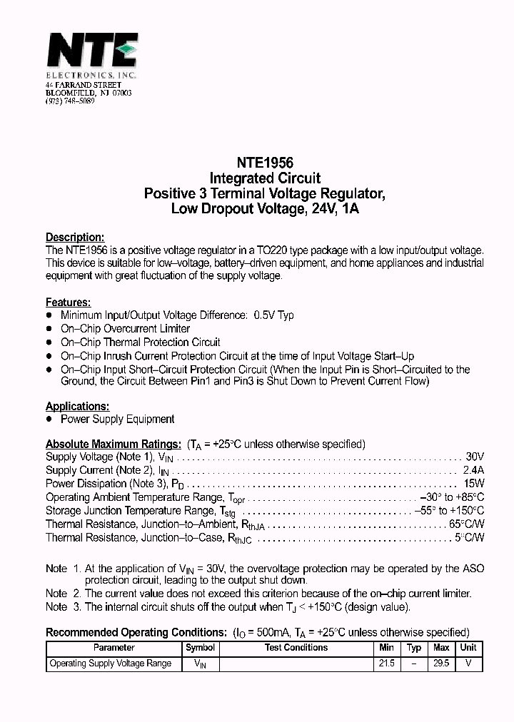 NTE1956_69796.PDF Datasheet