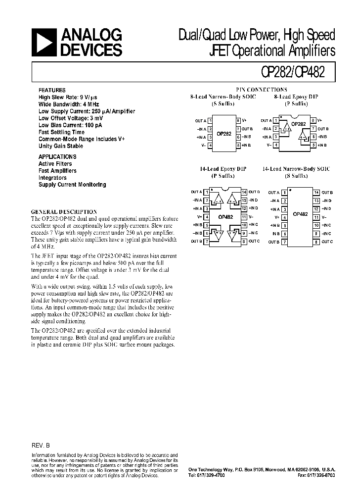 OP282GP_107627.PDF Datasheet