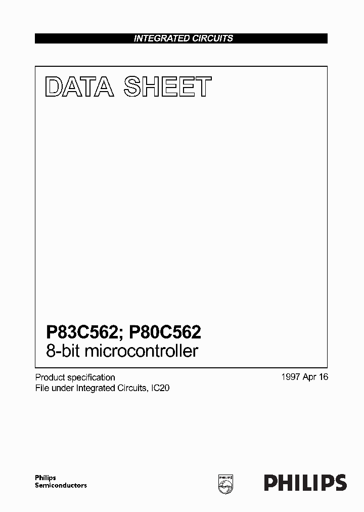 P83C562_128313.PDF Datasheet