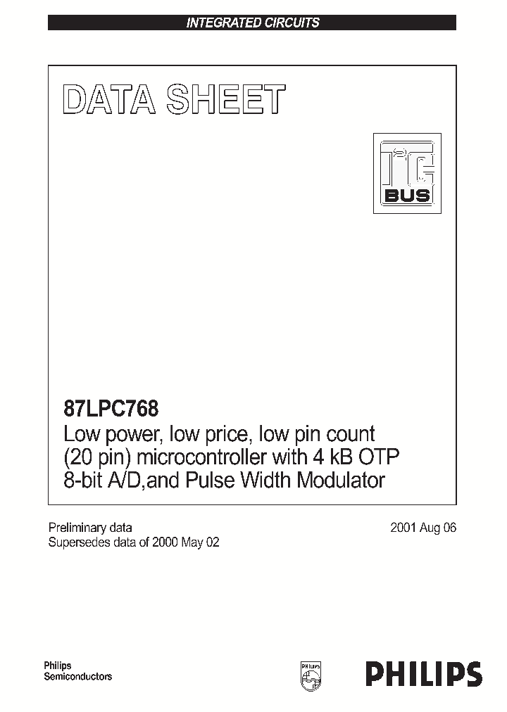 P87LPC768_136624.PDF Datasheet