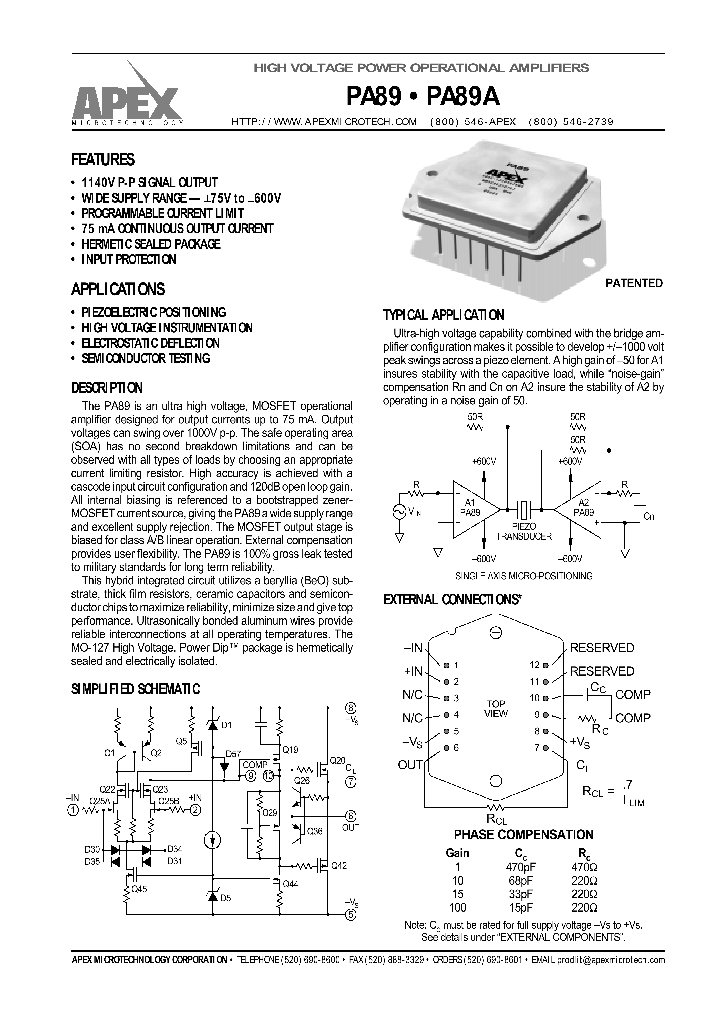 PA89_121520.PDF Datasheet