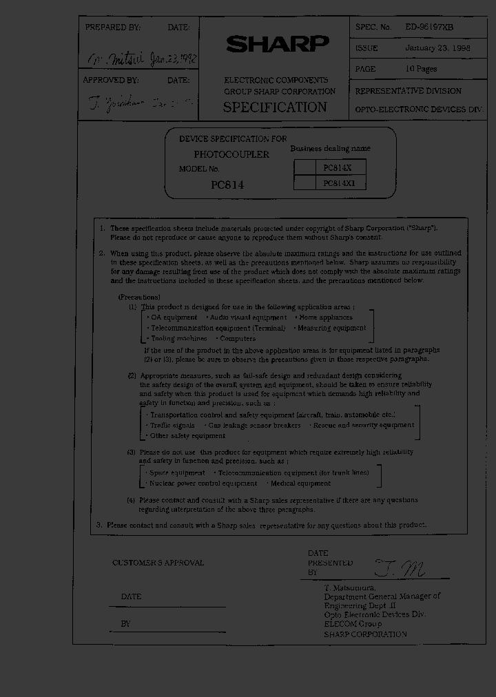 PC814X_102769.PDF Datasheet