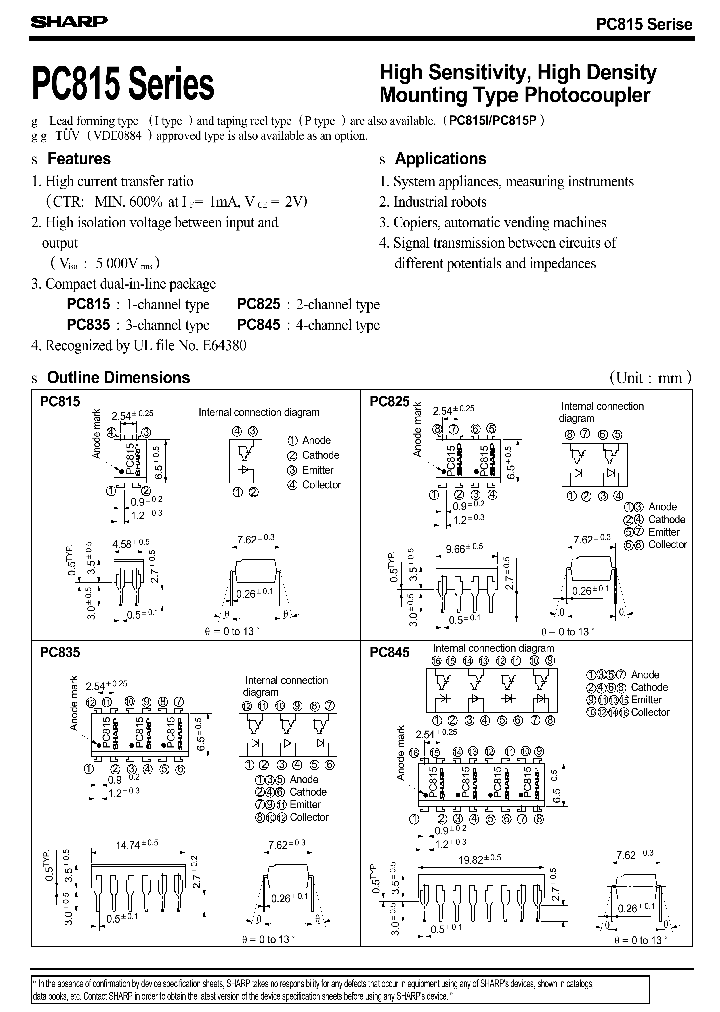 PC815_159927.PDF Datasheet