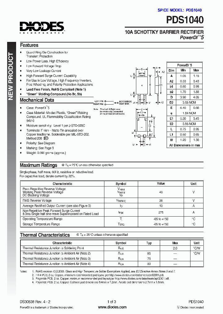 PDS1040_97048.PDF Datasheet