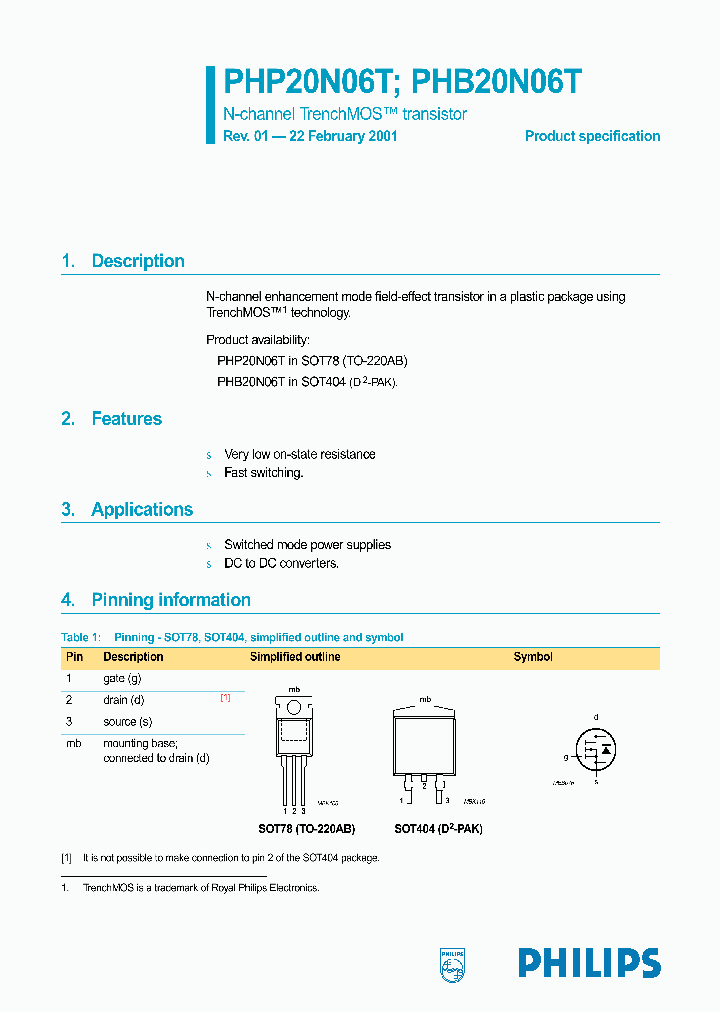 PHB20N06T_161214.PDF Datasheet