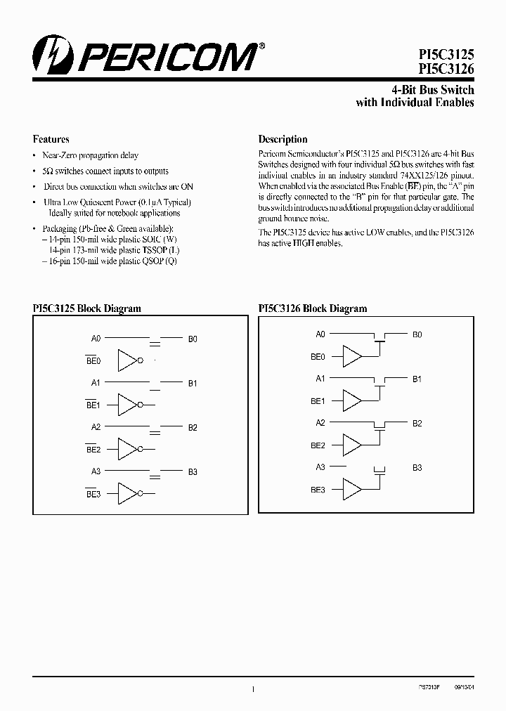 PI5C3125_89744.PDF Datasheet