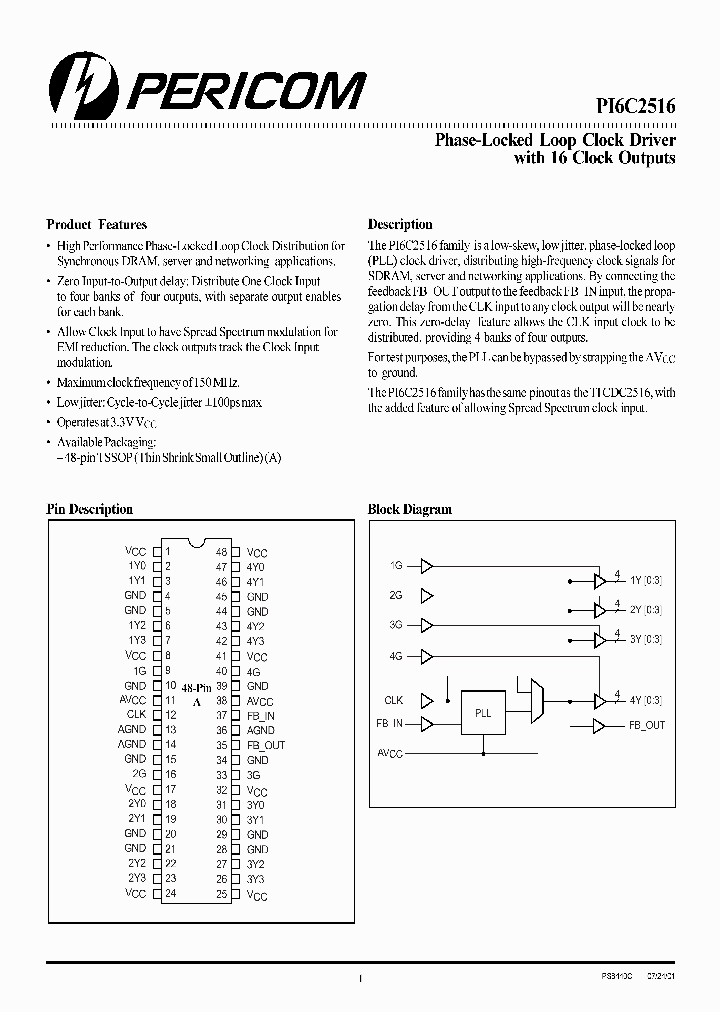 PI6C2516_140989.PDF Datasheet