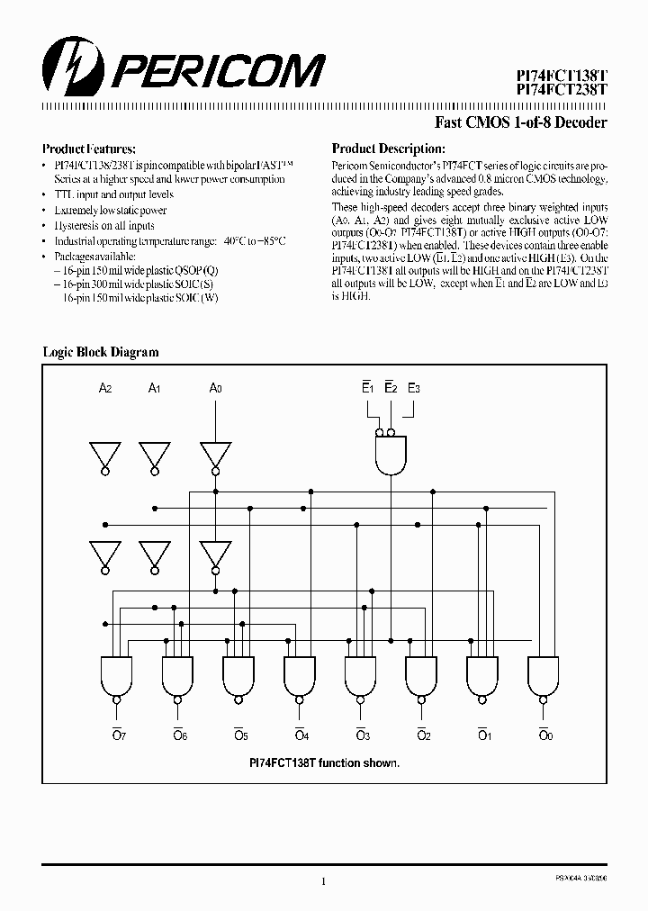 PI74FCT138T_32361.PDF Datasheet