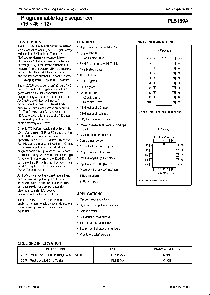 PLS159_170881.PDF Datasheet