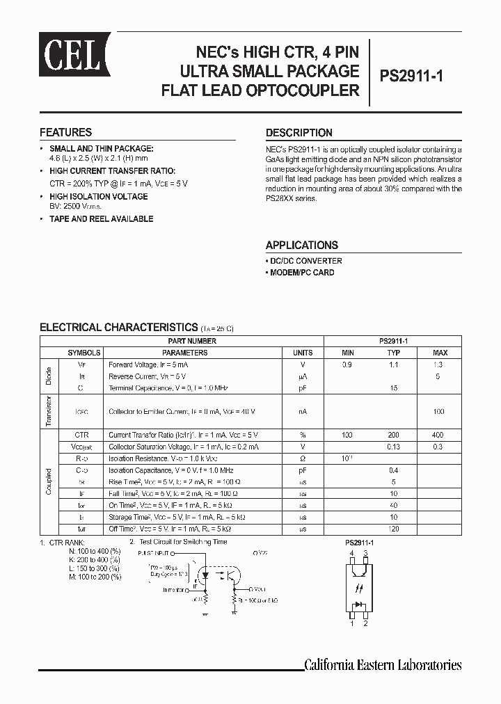 PS2911_172712.PDF Datasheet
