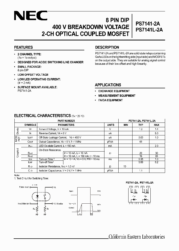 PS7141-2A_86249.PDF Datasheet