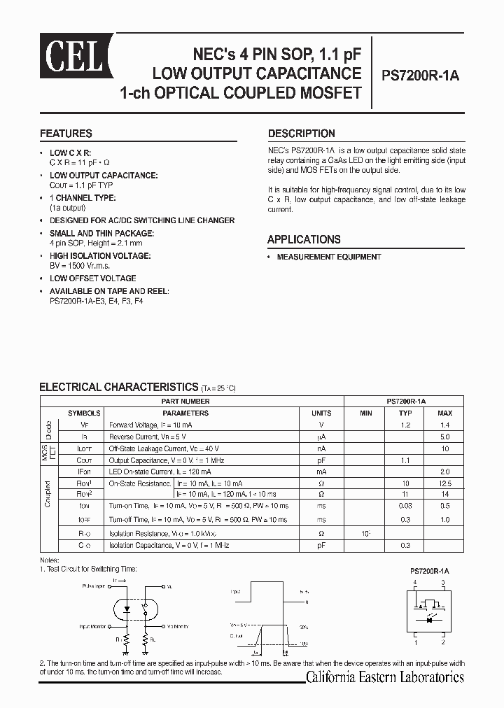 PS7200R_158427.PDF Datasheet