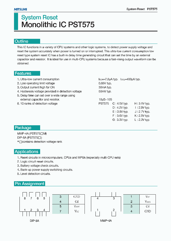 PST575_73394.PDF Datasheet