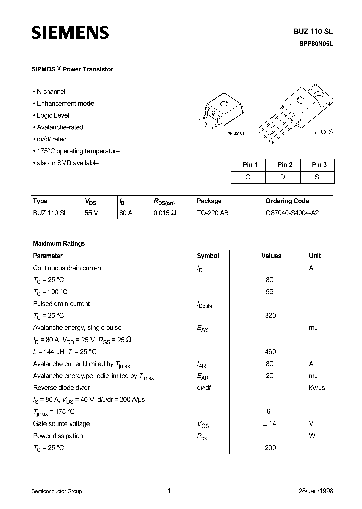 BUZ110SL_45261.PDF Datasheet
