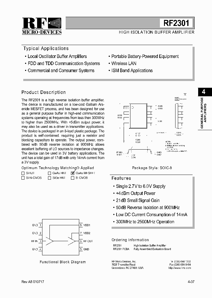 RF2301_150077.PDF Datasheet