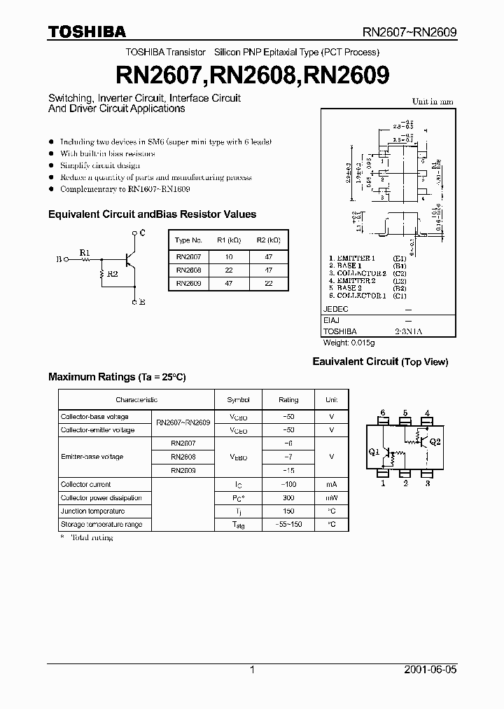 RN2609_88100.PDF Datasheet