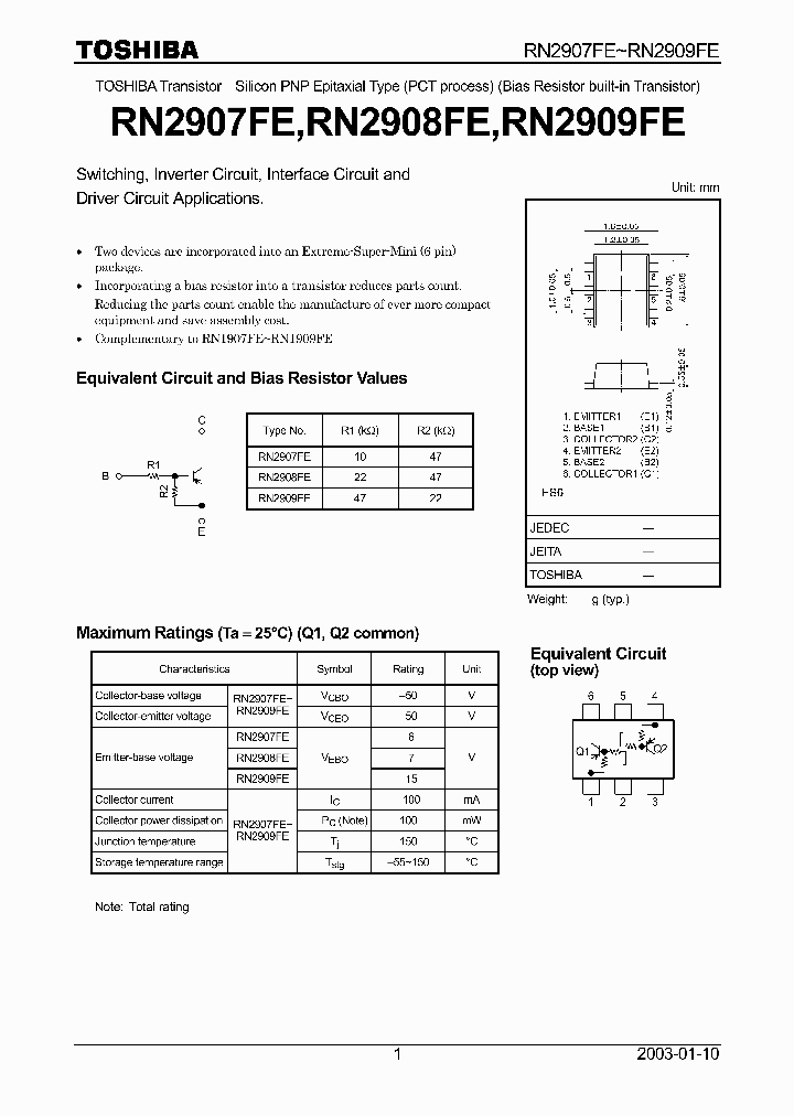 RN2907FE_145924.PDF Datasheet