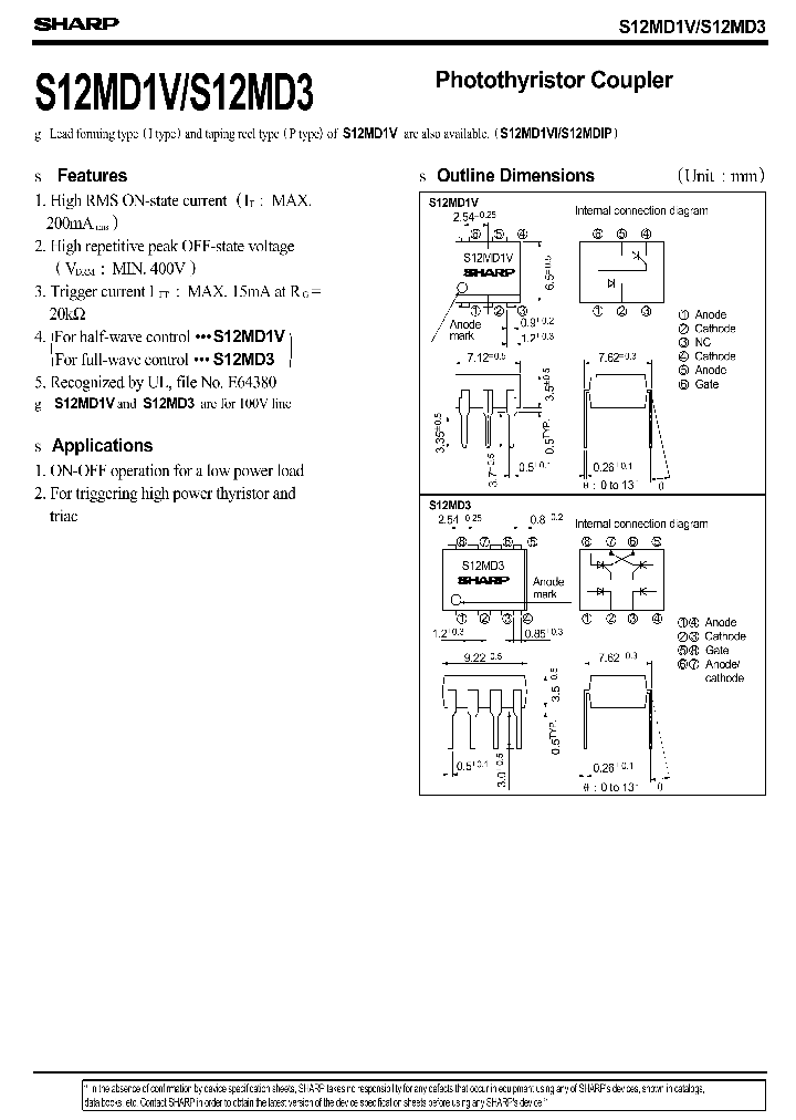 S12MD1_138890.PDF Datasheet