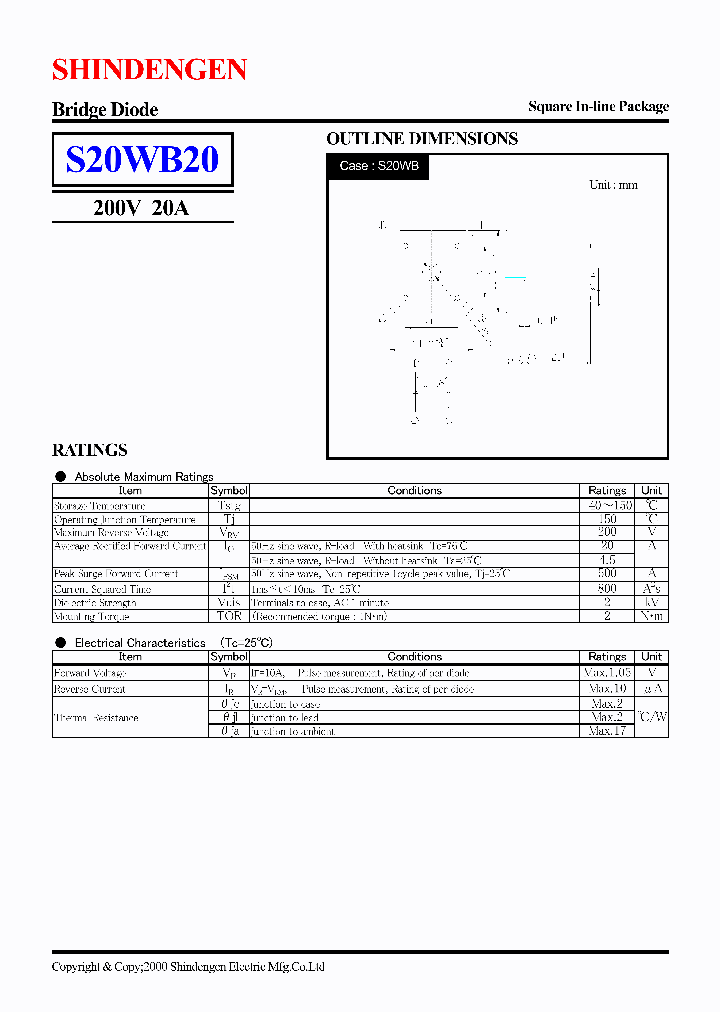 S20WB20_52944.PDF Datasheet